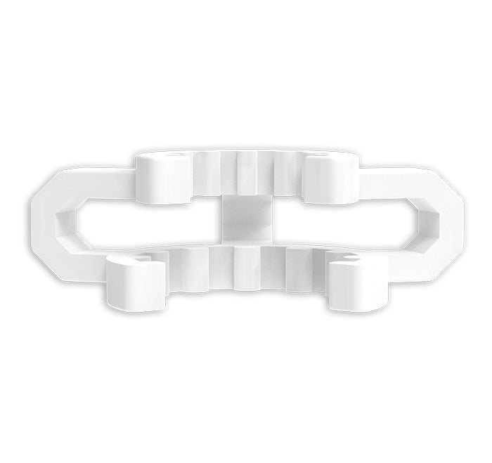 14MM C CLIP ADAPTER WHITE - 200 COUNT DISPLAY