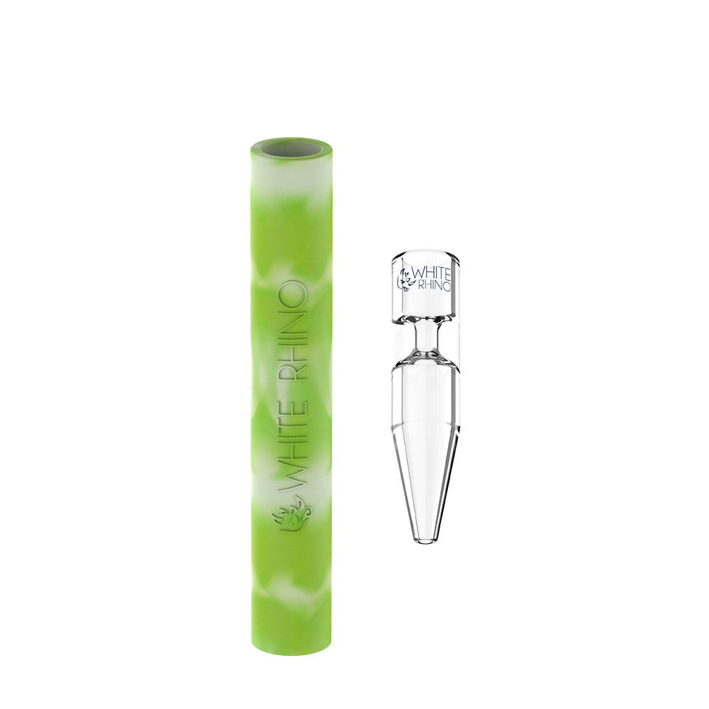 CHILLUM TO STRAW GLOW IN THE DARK - 25 COUNT DISPLAY (QUARTZ)