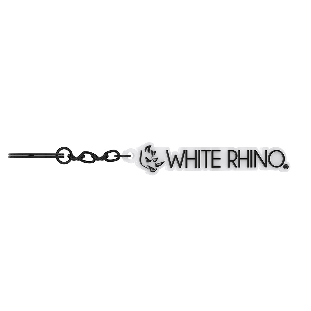 Promo White Rhino Keychain