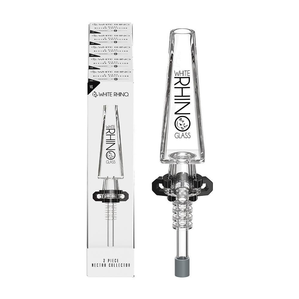 2 Piece Nectar Collector and Replacement Tips  White Rhino USA