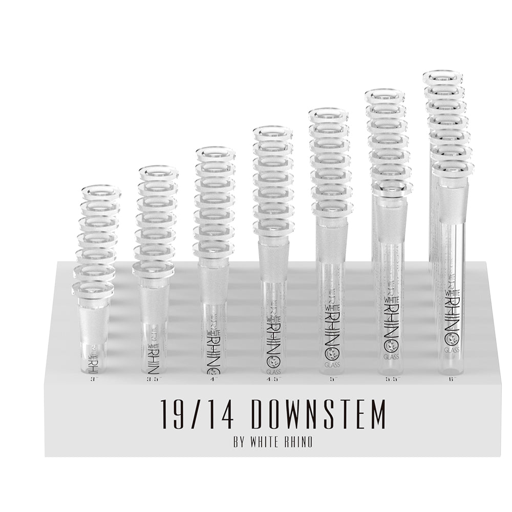 Wholesale Glass Downstems | Glass Downstem Displays – White Rhino USA