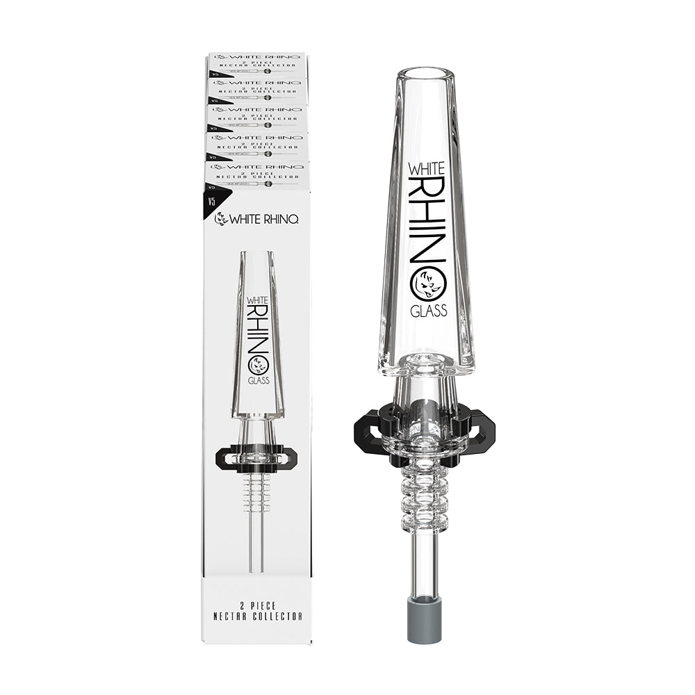2 Piece Nectar Collector Wholesale – White Rhino USA