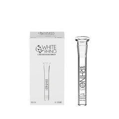 19/14 4.5  INCH GLASS ON GLASS DOWNSTEM - 6 COUNT