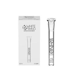 19/14 5 INCH GLASS ON GLASS DOWNSTEM - 6 COUNT