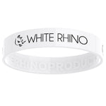 Promo White Rhino Wrist Band