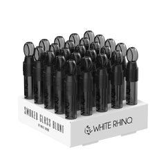 GLASS BLUNT SLIDER SMOKED - 25 COUNT DISPLAY