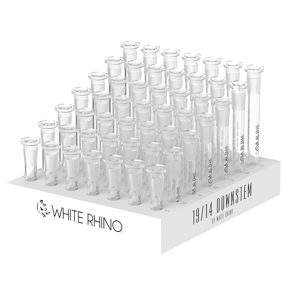 19/14 GLASS ON GLASS DOWNSTEM - 49 COUNT DISPLAY