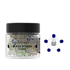 GLASS SCREEN FLOWER - 400 COUNT JAR
