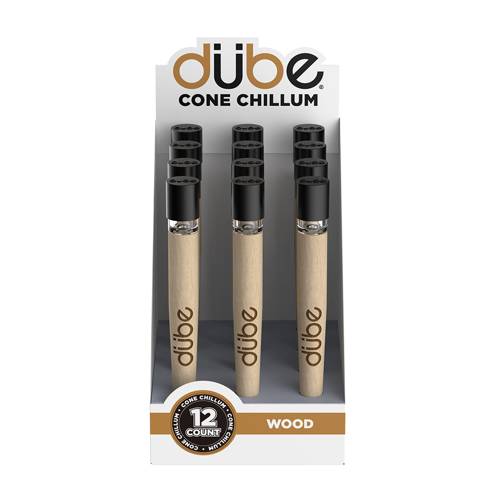 DUBE V1 CONE CHILLUM WITH CAP - 12 COUNT DISPLAY