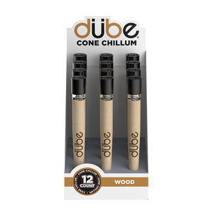 DUBE V1 CONE CHILLUM WITH CAP - 12 COUNT DISPLAY