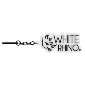 Promo White Rhino Keychain