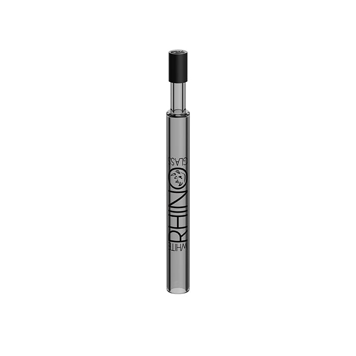 PYREX V2 DAB STRAW WITH SILICONE CAP SMOKED - 25 COUNT DISPLAY