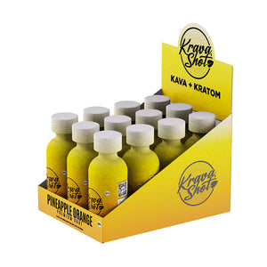 Krava Pineapple Orange 2oz Extract Shot - 12 Count Display