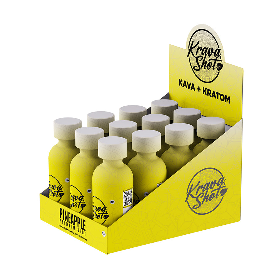 Krava Pineapple 2oz Extract Shot - 12 Count Display