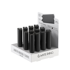 LIGHTER SIDEKICK C SERIES SOLID BLACK - 12 COUNT DISPLAY