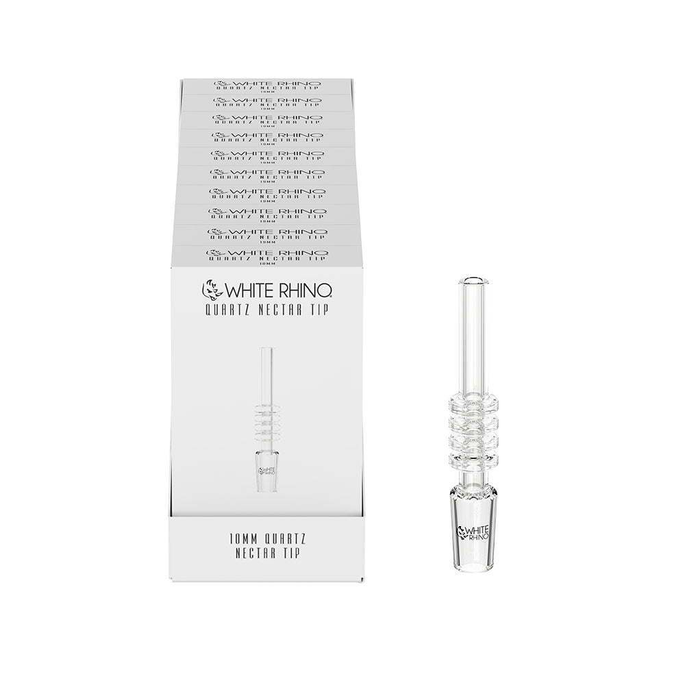 Wholesale 10mm Nectar Collectors - Perfect for Smoke Shops – White