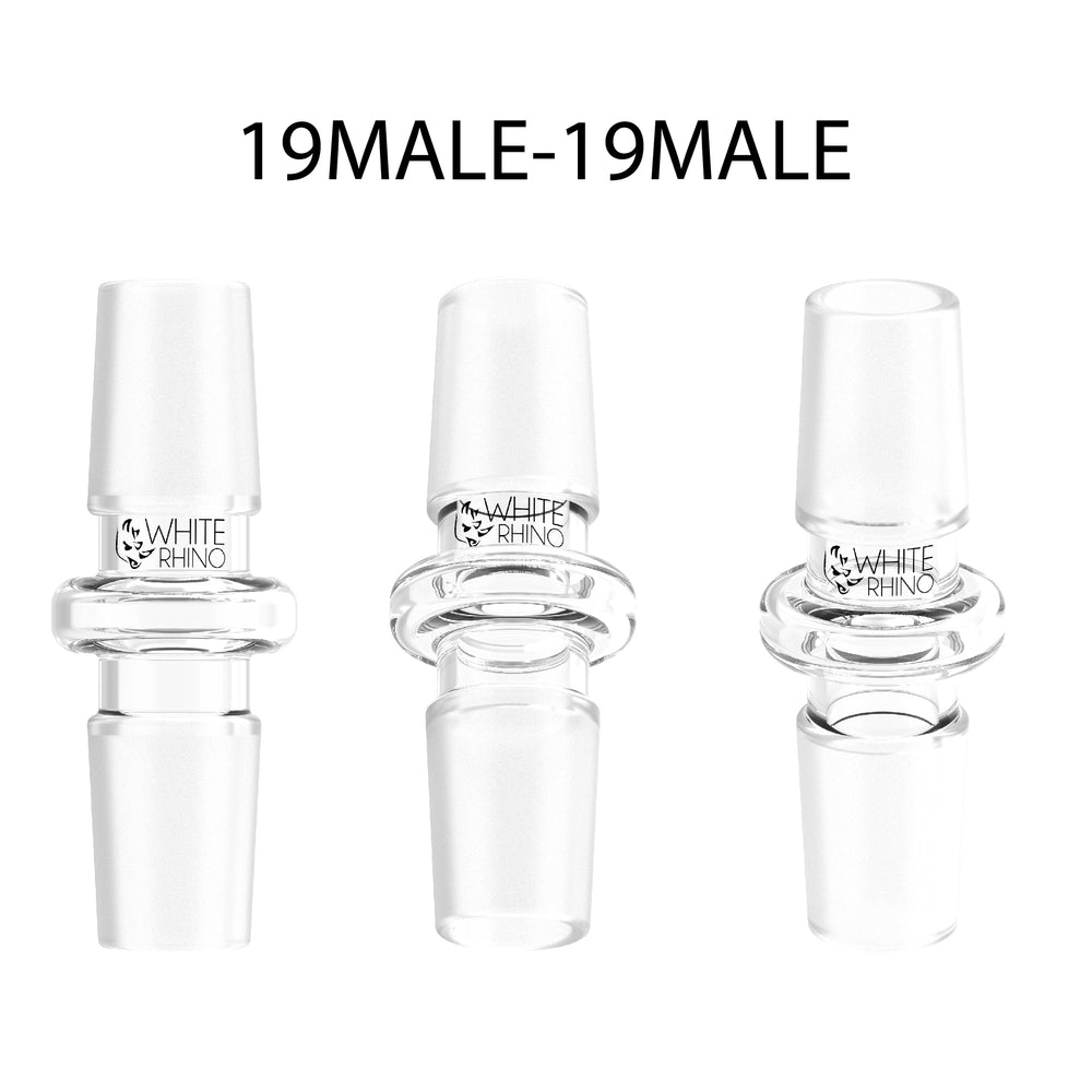 19MM MALE TO 19MM MALE CONVERTER - 10 COUNT JAR