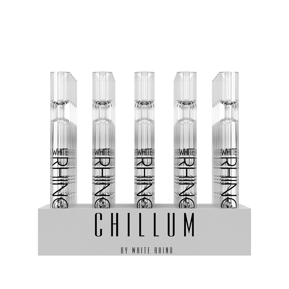 CHILLUM WITH SILICONE CAP - 25 COUNT DISPLAY