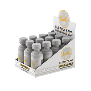 Klearly Kava Pineapple 2oz Shot - 12 Count Display