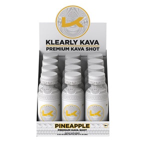 Klearly Kava Pineapple 2oz Shot - 12 Count Display