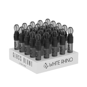 GLASS BLUNT SLIDER SMOKED - 25 COUNT DISPLAY
