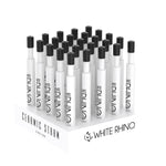 WHITE CERAMIC V2 DAB STRAW WITH SILICONE CAP - 25 COUNT DISPLAY