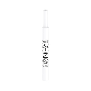 WHITE CERAMIC V2 DAB STRAW WITH SILICONE CAP - 25 COUNT DISPLAY