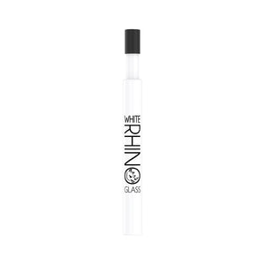 WHITE CERAMIC V2 DAB STRAW WITH SILICONE CAP - 25 COUNT DISPLAY