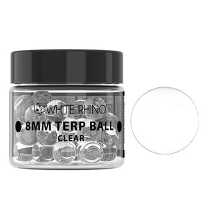 8MM CLEAR TERP BALL - 50 COUNT JAR