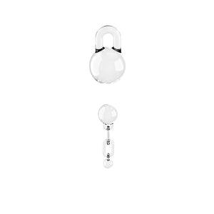 TERP SLURPER 2 PIECE BALL AND CHAIN CLEAR - 6 COUNT DISPLAY
