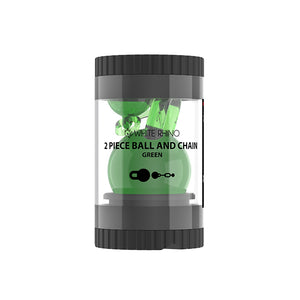 TERP SLURPER 2 PIECE BALL AND CHAIN GREEN - 6 COUNT DISPLAY