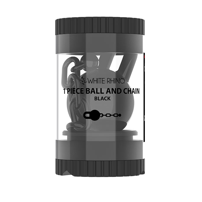 TERP SLURPER 1 PIECE BALL AND CHAIN BLACK - 6 COUNT DISPLAY