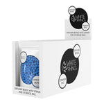 DIFFUSER BEADS WITH STRAIN AND STORAGE BAG - 10 PACK DISPLAY (BLUE)