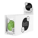 DIFFUSER BEADS WITH STRAIN AND STORAGE BAG - 10 PACK DISPLAY (GREEN)