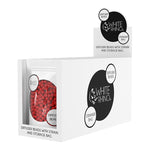 DIFFUSER BEADS WITH STRAIN AND STORAGE BAG - 10 PACK DISPLAY (RED)