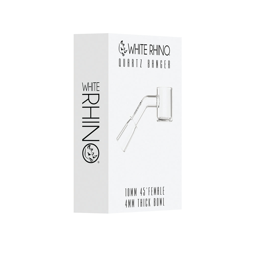 10MM 45° FEMALE QUARTZ BANGER 2MM - 5 COUNT DISPLAY